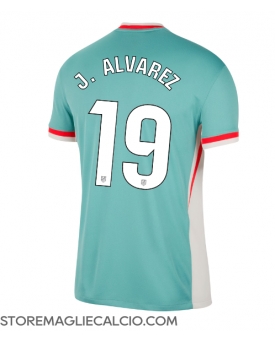 Atletico Madrid Julian Alvarez #19 Maglia Gara Trasferta Repliche 2024-25